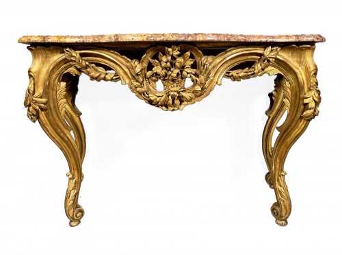 French fine console , Provence Louis XV  period circa 1770