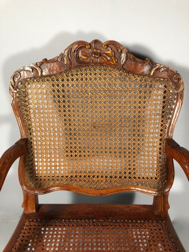 XVIIIe siècle - Paire de fauteuils attribuable à René Cresson, Paris époque Louis XV