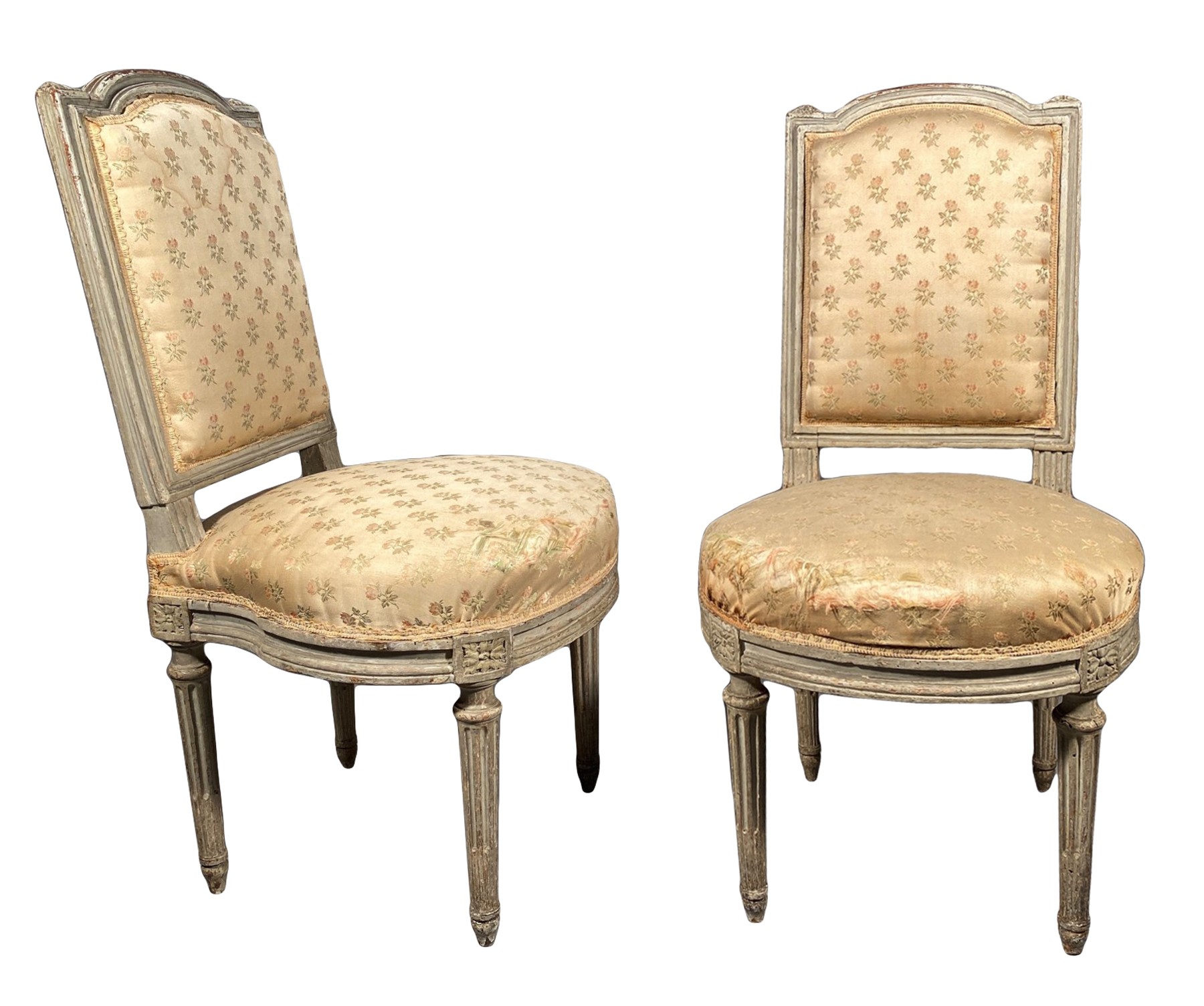 Pair Of Chairs Stamped G Jacob Paris Louis Xvi Period Circa 1780