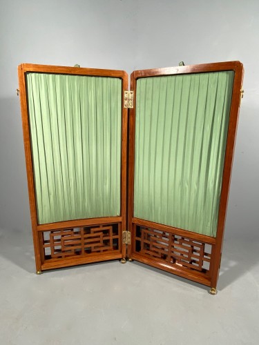 Paravent à la chinoise en bois de rose, estampillé Cramer, Paris vers 1775 - Louis XV