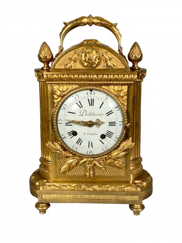 Pendule d'officier en bronze, Paris époque Louis XVI vers 1780