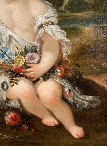 XVIIIe siècle - Le Comte de Vermandois enfant, par Pierre Mignard, Paris vers 1670