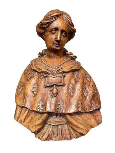 Buste reliquaire Anne de Bretagne, 17e siècle