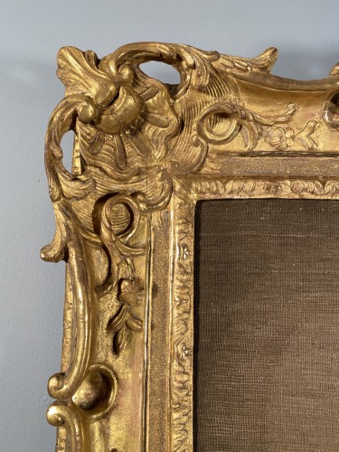 XVIIIe siècle - Portrait en laine et soie, Manufacture de Munich 1774
