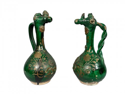 Paire de grandes demoiselles d’Avignon vers 1840