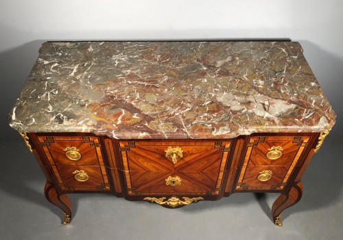 French 18th fine Greek commode, Paric circa 1700 - Transition