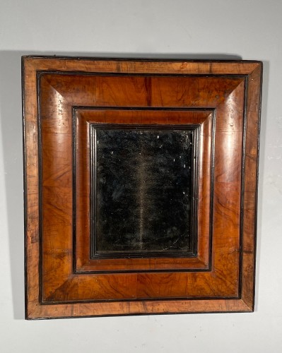 Mirrors, Trumeau  - Protestant mirror in olive wood, Provence circa 1600