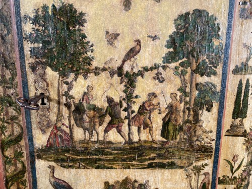 XVIIIe siècle - Petite armoire en «Arte Povera» Uzès vers 1700