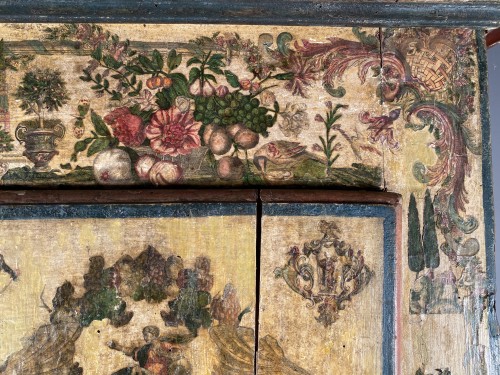 Louis XIV - Petite armoire en «Arte Povera» Uzès vers 1700