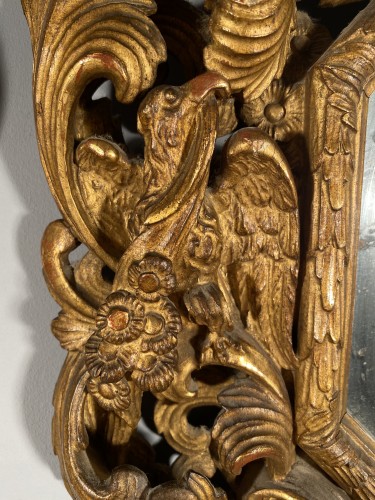 Pair of gilt wood mirrors, Aix en Provence circa 1700 - 
