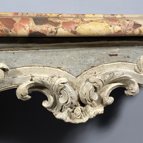 Antiquités - Rocaille console, Jouars-Pontchartrain castle circa 1750