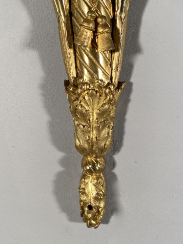 Lighting  - 18th french pair of sconces with horns of abundance