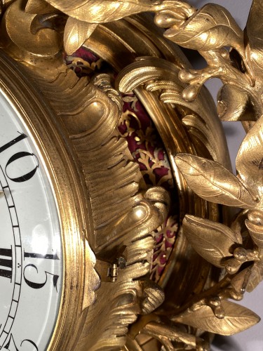 18th century - French Fine 18th ormolu cartel circa 1770