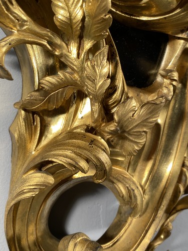 French Fine 18th ormolu cartel circa 1770 - Louis XV