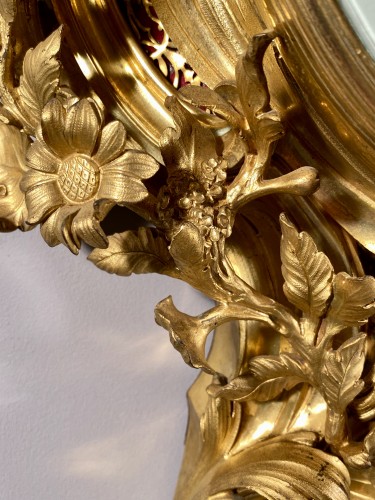 Antiquités - French Fine 18th ormolu cartel circa 1770
