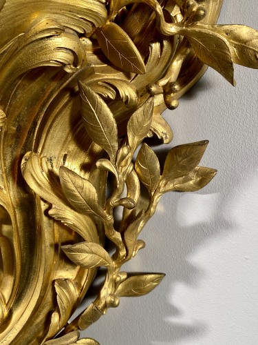 Antiquités - French Fine 18th ormolu cartel circa 1770