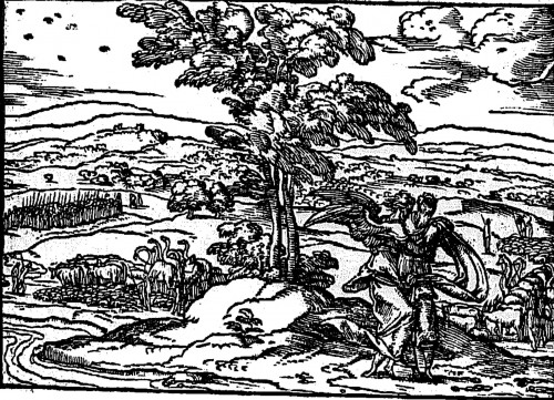 Antiquités - Cabinet en ébène aux scènes de la genèse, Paris vers 1640