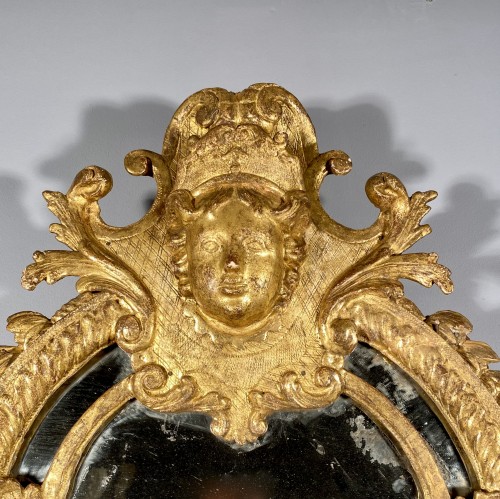 Mirrors, Trumeau  - French fine 18th mirror, Paris Louis XIV period