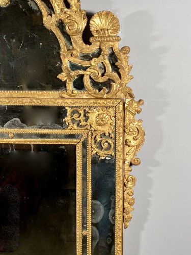 18th century - French fine 18th mirror, Paris Louis XIV period