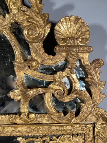 Louis XIV - French fine 18th mirror, Paris Louis XIV period