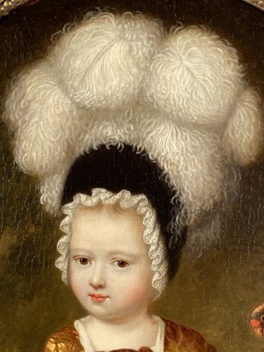 Portrait de jeune prince en chevalier, Hollande vers 1680 - Louis XIV