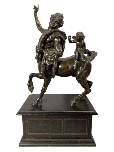 Le centaure Chiron chevauché par l’amour, bronze vers 1820