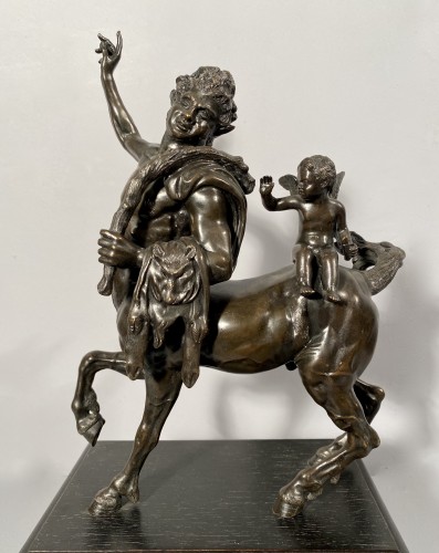 Le centaure Chiron chevauché par l’amour, bronze vers 1820 - Franck Baptiste Provence