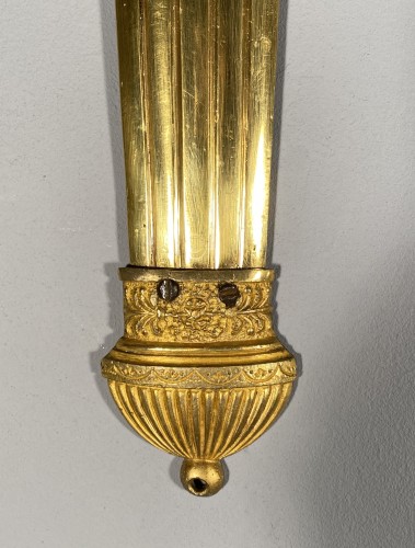 Lighting  - Pair of wall sconces with quivers, Paris around 1810