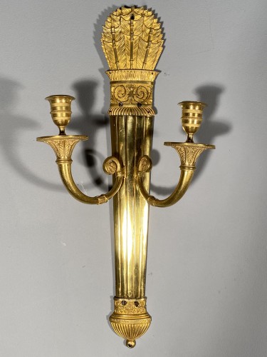 Pair of wall sconces with quivers, Paris around 1810 - Empire