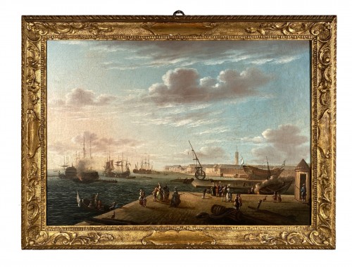 Le port de Lorient d’après Nicolas Ozanne vers 1780