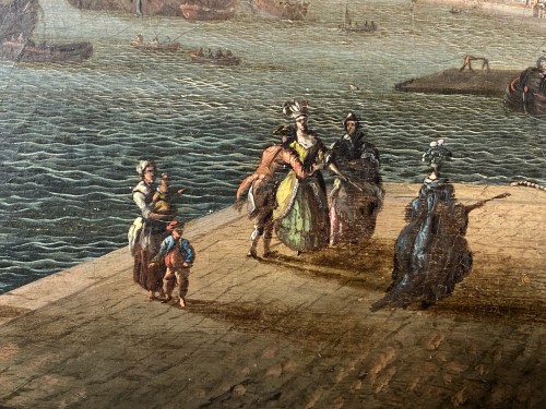 Antiquités - The port of Lorient according to Nicolas Ozanne around 1780