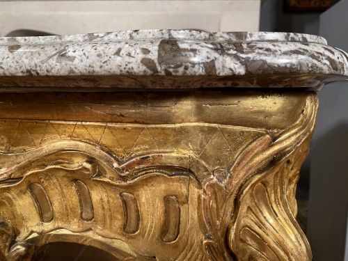 Furniture  - Important game table by J.F Hache, Grenoble circa 1765