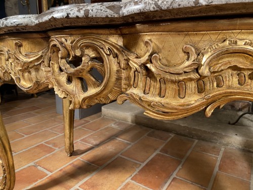Louis XV - Important game table by J.F Hache, Grenoble circa 1765