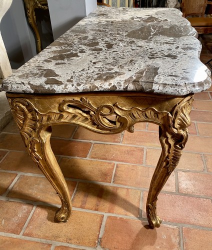 Antiquités - Important game table by J.F Hache, Grenoble circa 1765