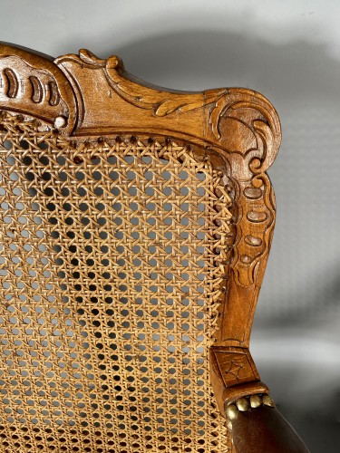 Sièges Fauteuil & Bergère - Paire de fauteuils cannés par René Cresson, Paris vers 1740