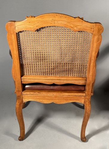 Louis XV - Paire de fauteuils cannés par René Cresson, Paris vers 1740