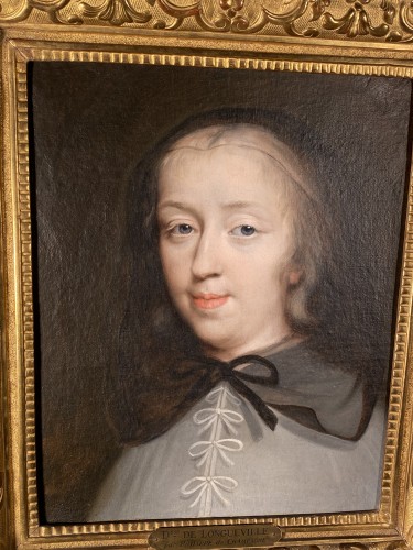 La Duchesse de Longueville, Atelier de Ph. de Champaigne, 17e - Tableaux et dessins Style Louis XIV