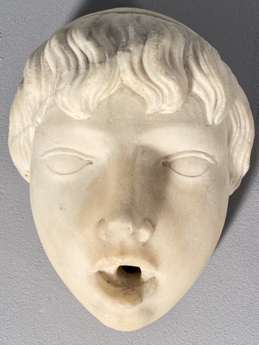 Renaissance - Marble fountain mask, Italy 16th century