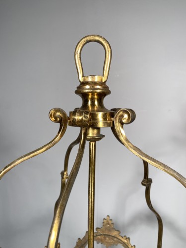 Grande lanterne en bronze vers 1850 - Franck Baptiste Provence