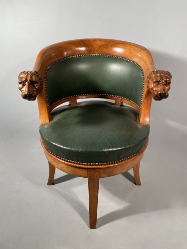 Armchairs with revolving seat, Paris circa 1810 - 