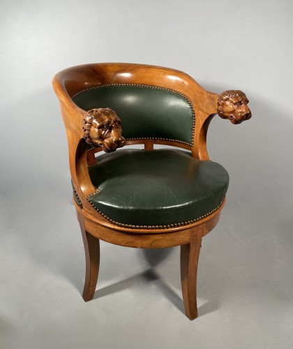 Armchairs with revolving seat, Paris circa 1810 - Empire