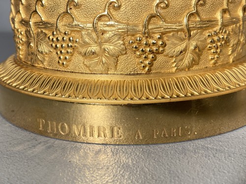 Paire de coupes bronze et cristal signées Thomire vers 1810 - Franck Baptiste Provence