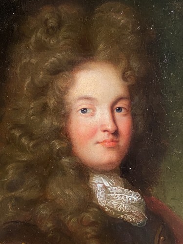 Tableaux et dessins Tableaux XVIIIe siècle - Portrait de chevalier, école française vers 1700-1710