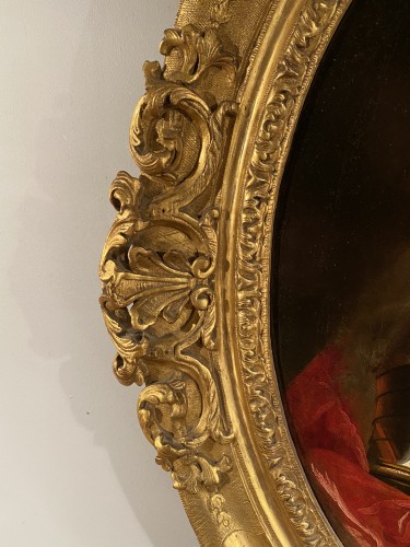 XVIIIe siècle - Portrait de chevalier, école française vers 1700-1710