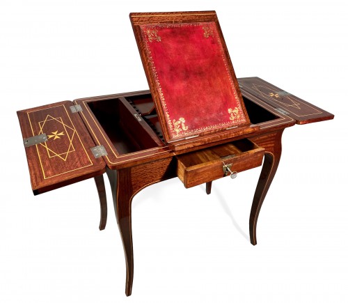 Exotic wood music table, La Rochelle Louis XV period