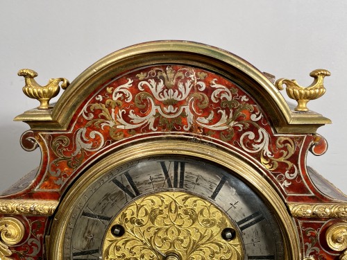 Pendule « tête de poupée » en marqueterie Boulle, Paris époque Louis XIV - Franck Baptiste Provence