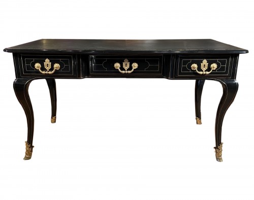 Flat desk in Boulle marquetry, Paris Régence period