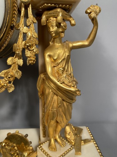 Allegory of the theater clock, Paris, Louis XVI period - Horology Style Louis XVI