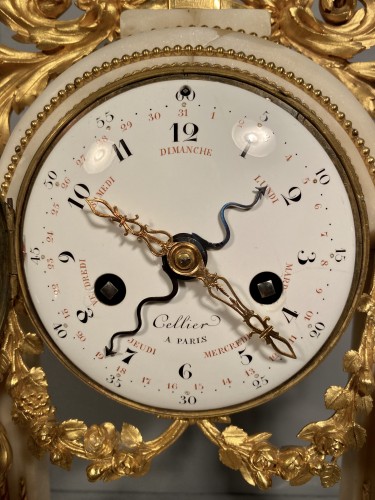 18th century - Allegory of the theater clock, Paris, Louis XVI period