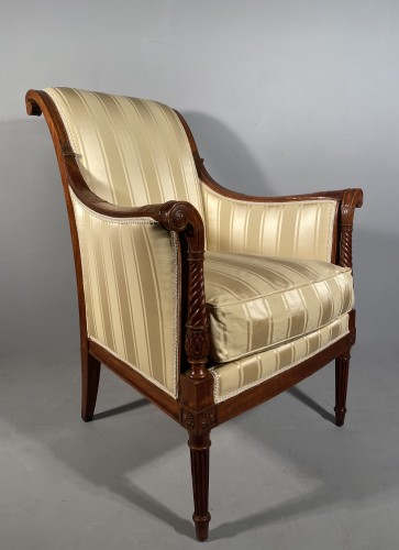 Antiquités - French fine 18th armchairs, attributed to G. Jacob around 